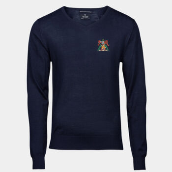 The Ironmongers’ Unisex Merino Blend V-Neck Sweater Thumbnail